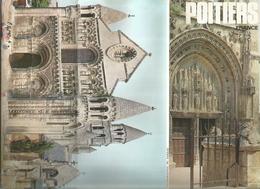 Dépliant Touristique, POITIERS  , 12 Pages , 3 Scans , PLAN ,  Frais Fr 1.55 E - Cuadernillos Turísticos