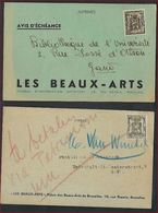 Lot Van 2 Postkaarten KLEIN STAATSWAPEN VOORAFGESTEMPELD ; Staat Zie Scan ! - Typo Precancels 1936-51 (Small Seal Of The State)