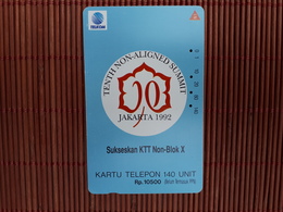 PHONECARD JAKARTA  INDONESIA KARTU TELEPON 140 UNIT  Used  Rare - Indonesia