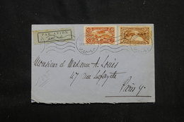 LIBAN - Enveloppe De Beyrouth Pour Paris Par Avion En 1935, Affranchissement Plaisant  - L 59417 - Storia Postale