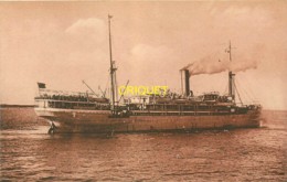 Delcampe - Bateaux, Le Thysville De La Compagnie Belge Maritime Du Congo - Dampfer