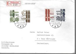 DANEMARK  Lettre Recommandée 1968 Industries Electricité - Usines & Industries