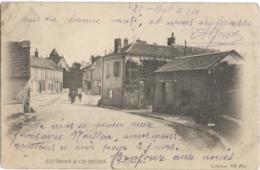 D28 - JOUY - UNE RUE - EVIRONS DE CHARTRES - Charrette Avec Un Homme - PRECURSEUR - Jouy