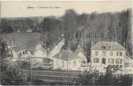 D28 - JOUY - L'AVENUE DE LA GARE - Café De La Gare - Jouy