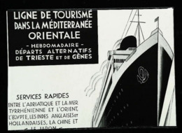 Publicité  - Ligne Orientale Paquebot  - Lyod Triestino -  Coupure De Presse (illustration) De 1932 - Autres & Non Classés