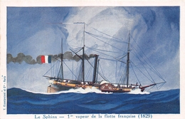 ¤¤  -   Illustrateur " HAFFNER "   -  Bateau " LE SHINX "  -  Vapeur De La Flotte Française   -  ¤¤ - Haffner