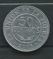 Bolivia 50 Centavos 2008   - Pieb23205 - Bolivië