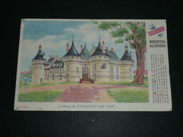 Rare Ancien Buvard Publicitaire, Pub Biscottes Allégées GREGOIRE Chateau De Chaumont Sur Loire 41 - Biscottes