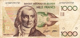 BELGIUM 1000 FRANCS ND 1980-1996 F P-144a "free Shipping Via Registered Air Mail" - 1000 Francs