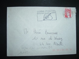 LETTRE TP SABINE 1,30 OBL.MEC.8-11 1979 69 LYON PART DIEU + TRI INDEXATION BARRES ROSES Marque à Sec: 0t - Storia Postale