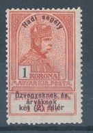 1914. Military Aid (I.) 1K - Neufs