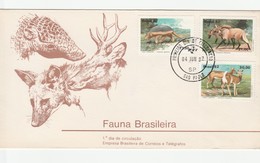 BRAZIL 1982 Fauna FDC - Ohne Zuordnung