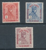 1915. Military Aid (II.) 1K, 2K, 5K - Unused Stamps