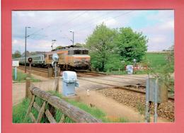 LE GENEST LIGNE PARIS A BREST TRAIN VOYAGEURS CARTE EN TRES BON ETAT - Le Genest Saint Isle