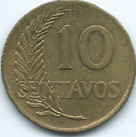 Peru - 10 Centavos - 1955 - KM224.2 - Perú