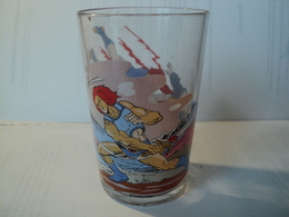 VERRE COSMOCATS. 1987. TELEPIX LCI AND T WOLF RO BER BILL / TIGRO / SHAKAL / STARLION. - Arte Della Tavola