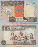 Kuwait Pick-Nr: 23, Signatur NEW Bankfrisch 1994 1/4 Dinar - Koweït