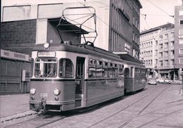 Deutschesbahn, Bade-Wurtemberg, Stadtwerken Pforzheim, Tramway Leopoldplatz, Photo 1963 BVA SWP 543.1 - Strassenbahnen