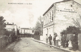 33 Margaux Medoc Proprieté J. Mont Louis Gasparoux La Gare Du Chemin De Fer - Margaux