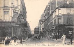 PARIS-75014- RUE DE LA GAÎTE PRISE DU BLD EDGARD-QUINE - Distrito: 14