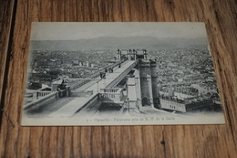 3974-           MARSEILLE, PANORAMA PRIS N.D. DE LA GARDE - Notre-Dame De La Garde, Ascenseur