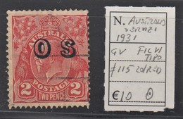 AUSTRALIA 1931 SERVIZI 2D RED N. 115 FIL. VI TIPO - Dienstmarken