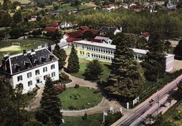 DPT 87 CHALUS Vue Aérienne Sur La Mairie Et Le Cours Complémentaire - Chalus