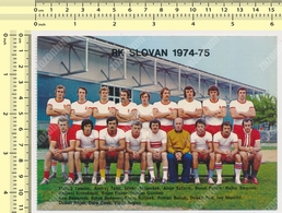 RK SLOVAAN 1974-75 Rukometni Klub, Ljubljana POSTCARD Vintage Postcard - Handbal