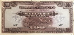 Malaya 100 Dollars, P-M8c (1944) - Fine - Malaysia