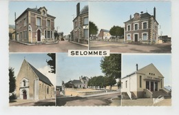 SELOMMES - Vues Multiples : La Poste , La Mairie , L'Eglise , L'Ecole , Le Foyer Communal - Selommes