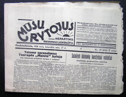 Lithuanian Newspaper/ Mūsų Rytojus No. 30 (628) 1936.04.17 - Informaciones Generales