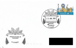 SPAIN. POSTMARK. NATIONAL PARK OF GARAJONAY. LA GOMERA. 2020 - Otros & Sin Clasificación