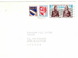 NEUILLY 92 Lettre Destination Suisse Tarif Particulier Du 1 7 1971 5c Auch 10c Troyes Yv 1353 1774 1816 Dest Lausanne - Lettres & Documents