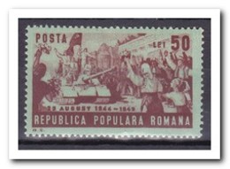 Roemenië 1949, Postfris MNH, 5th Anniversary Of The Fall Of The Fascist Government - Storia Postale Seconda Guerra Mondiale