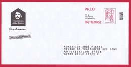 5034 PAP – Post Réponse Marianne De Cappa Et Kawena – Fondation Abbé Pierre – 175002 (5034) - Prêts-à-poster: Réponse /Ciappa-Kavena