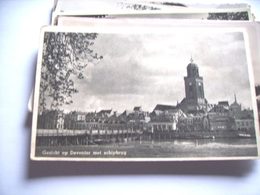 Nederland Holland Pays Bas Deventer Panorama Met Schipbrug - Deventer