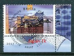 GERMANY Mi. Nr. 3278 Eröffnung Der Elbphilharmonie, Hamburg - ESST Berlin - Eckrand Unten Rechts - Used - Usati