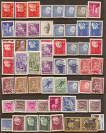 SWEDEN 1964-66 Collection 57 Stamps HM Z151 - Collections