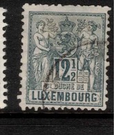 LUXEMBOURG 1882 12.5c Blue SG 86a U ZZ61 - 1882 Allegorie