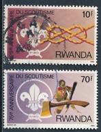°°° RWANDA - Y&T N°1085/87 - 1983 °°° - Gebraucht