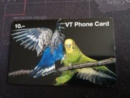 ZWITSERLAND  CH 10,-  PREPAID CARD VT PHONECARD PARROTS  FINE USED CARD **1738** - Schweiz