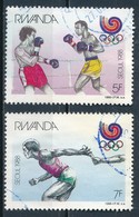 °°° RWANDA - Y&T N°1263/64 - 1988 °°° - Used Stamps