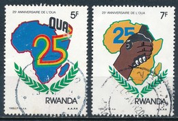 °°° RWANDA - Y&T N°1268/69 - 1988 °°° - Oblitérés