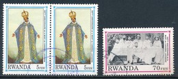 °°° RWANDA - Y&T N°1320/22 - 1993 °°° - Gebraucht