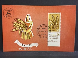 ISRAEL.........Festival 1958......” Wheat “ - Used Stamps (with Tabs)