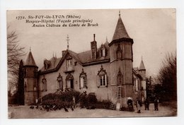 - CPA SAINTE-FOY-LES-LYON (69) - Hospice-Hôpital (avec Personnages) - Photo Goutagny 1772 - - Autres & Non Classés