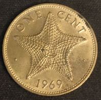 BAHAMAS - 1 CENT 1969 - KM 2 - Étoile De Mer - ( One Cent ) - Bahama's