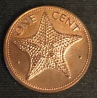 BAHAMAS - 1 CENT 1997 - KM 59a - Étoile De Mer - ( One Cent ) - Bahamas