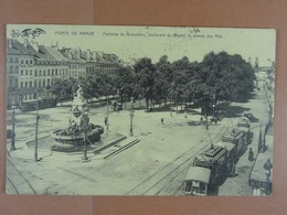 Bruxelles Porte De Namur Fontaine De Brouckère, Boulevard Du Régent Et Avenue Des Arts - Transport Urbain En Surface