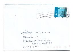 B408 / BELGIEN - Europa-Tarif (A) Nach Spanien 2020 - Cartas & Documentos